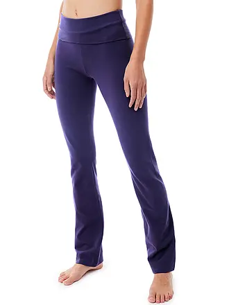 MANDALA | Pantaloni da yoga da donna classici con risvolto | blau